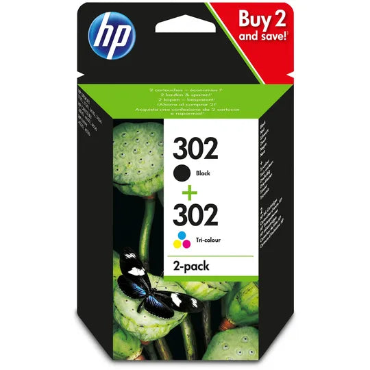 hp 302 schwarz cmy